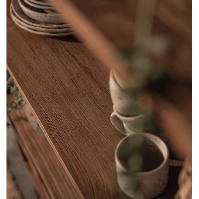 Outline åbent skab med 1 skuffe