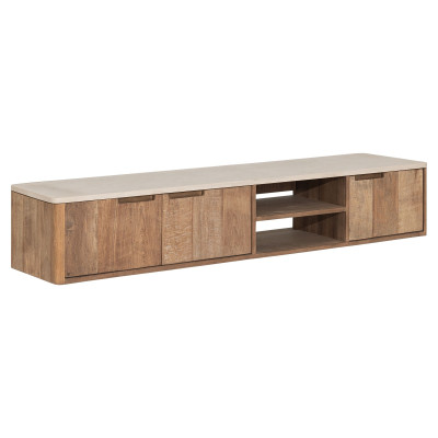 Væghængt TV-møbel Bliss No.2 Mortex med 3 låger