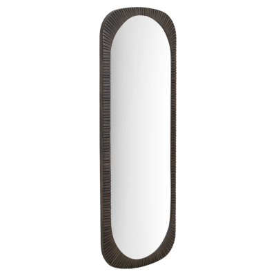 Maroon Medium spejl med mahogniramme 60×150 cm