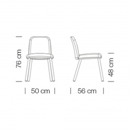 Komplekt 2 Myra 656 tooli