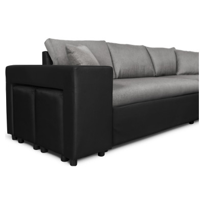 Maria Plus kabriolett vasak nurgadiivan kasti ja 2 tumba