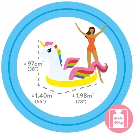 Flotador inflable Unicornio para niños
