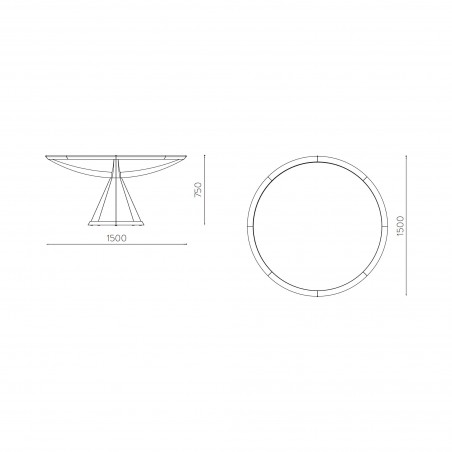 Mesa de salón Vasco