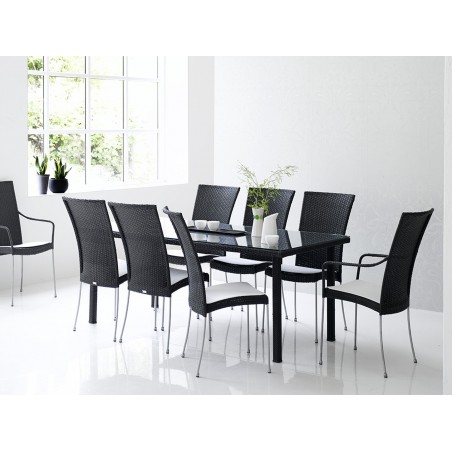 Silla de exterior apilable Saturno