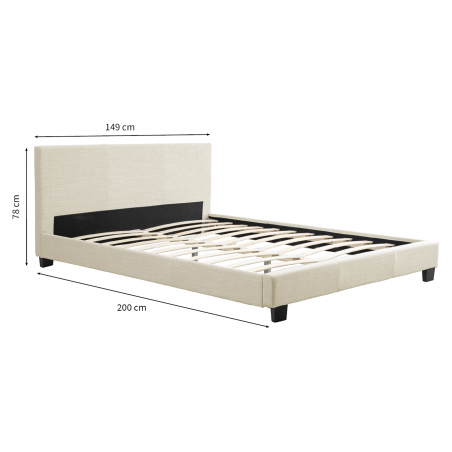 Estructura de cama Mónaco con cabecero