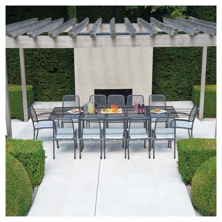Mesa extensible de acero Portofino