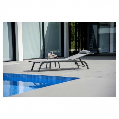 Tumbona ajustable y apilable Portofino Lite