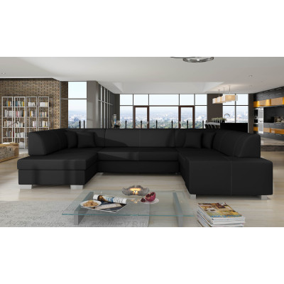 Sofá esquinero panorámico convertible a la izquierda de La Habana