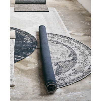 Alfombra tejida Venus redonda