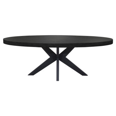 Mesa de comedor ovalada Edison