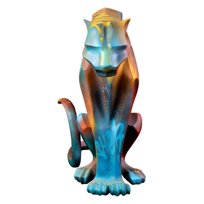 Escultura de la pantera de Shiva