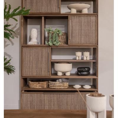 Armario Grace con 3 puertas correderas y 1 cajón