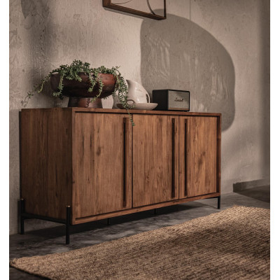 Aparador contorneado con 3 puertas