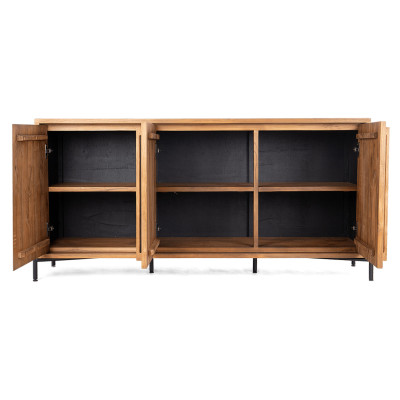 Aparador contorneado con 3 puertas