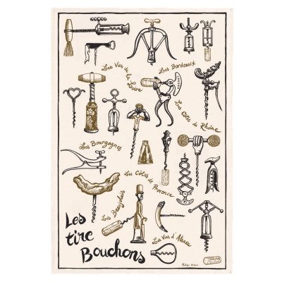 Paño de cocina Les con estampado de neumáticos