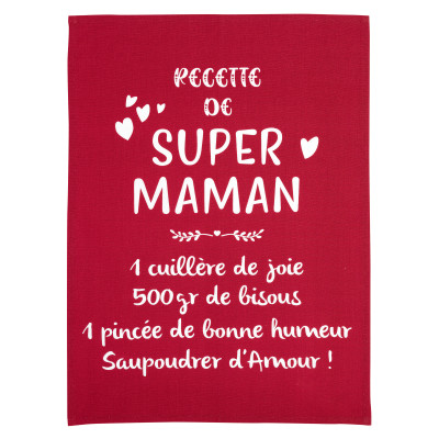 Paño de cocina Super Mom's Recipe