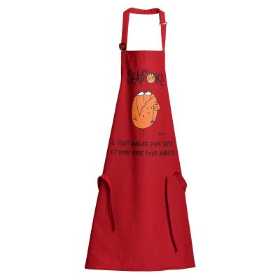 Delantal de cocina Shadoks Glouton