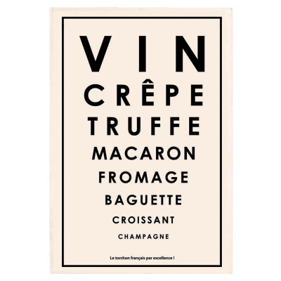 Pruebe las especialidades francesas con paños de cocina