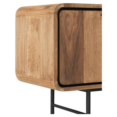 Soporte de TV Evo con patas y 3 puertas