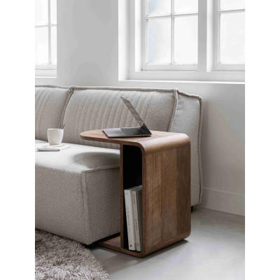 Mesa para ordenador portátil Evo de teca reciclada
