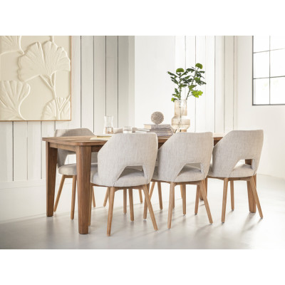Mesa de comedor Bliss de teca