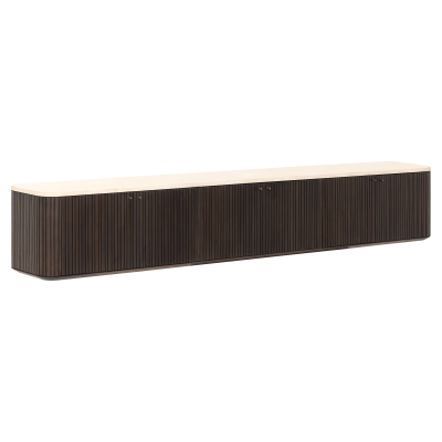 Mueble de TV suspendido Maroon de 220 cm
