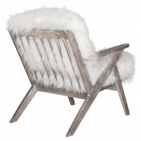 Silla larga Fletcher peluda