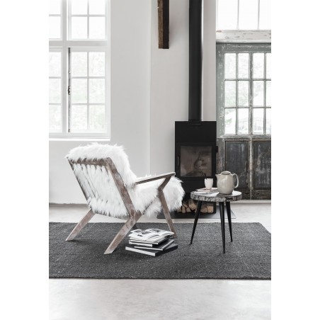 Silla larga Fletcher peluda