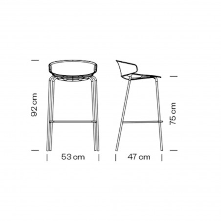 Tabouret de bar Classy 1090