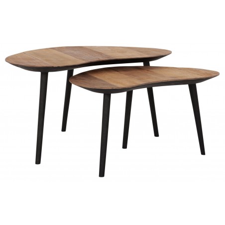 Set de 2 tables basses Organus