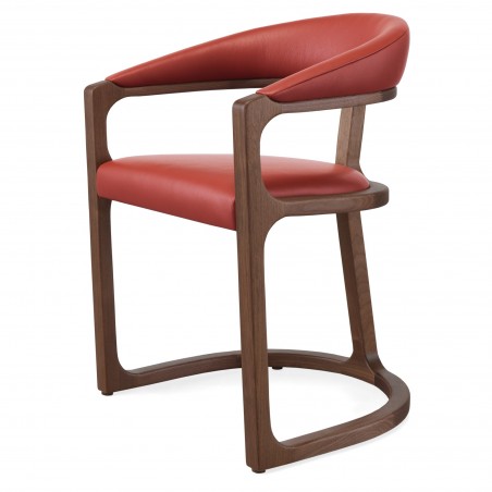 Chaise Kobe en noyer