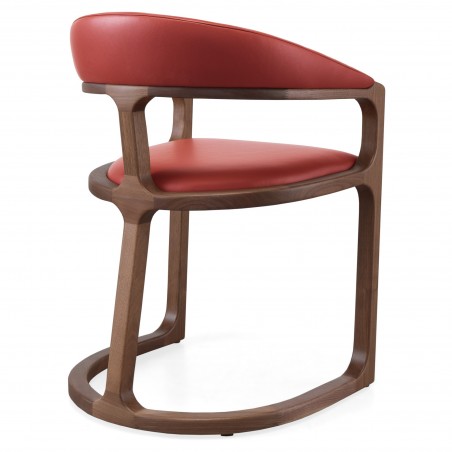 Chaise Kobe en noyer