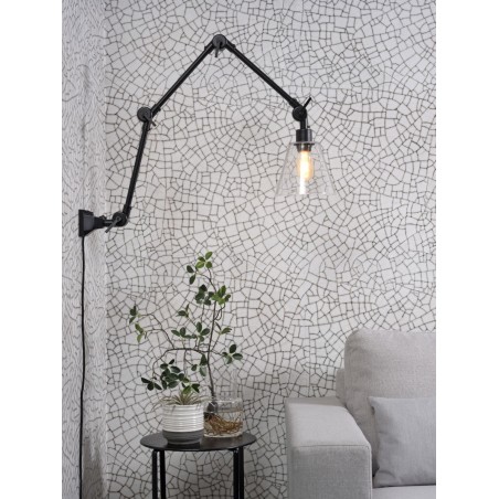 Applique suspension Amsterdam en verre clair