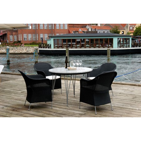 Fauteuil Athéne avec coussin outdoor