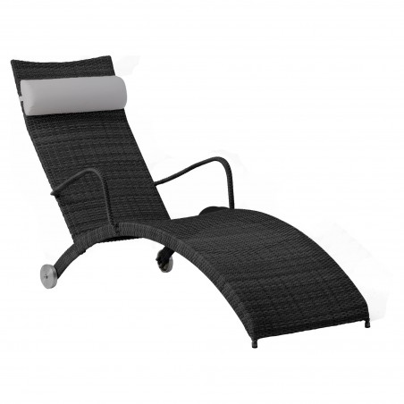 Bain de soleil Héléna avec tétière outdoor