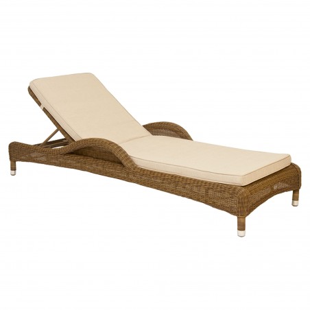 Bain de soleil réglable San Marino avec coussin