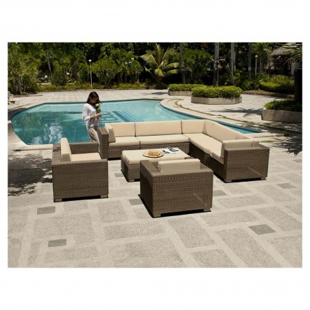 Table basse Ottoman avec coussin