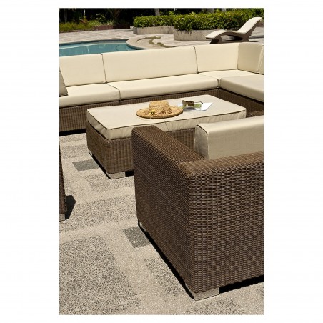 Table basse Ottoman avec coussin