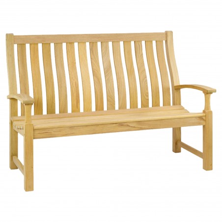 Banc dossier haut Rivoli Santa Cruz en roble