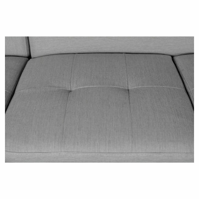 Canapé d'angle Rio convertible gauche avec pied bois