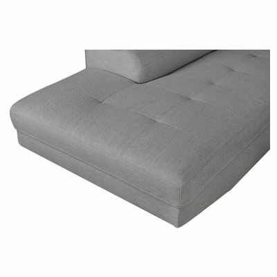 Canapé d'angle Rio convertible gauche avec pied bois
