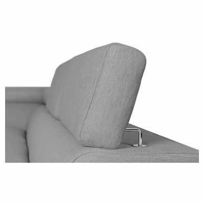 Canapé d'angle Rio convertible gauche avec pied bois