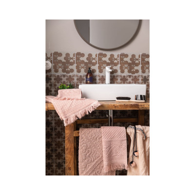 Serviette de toilette uni Zoe