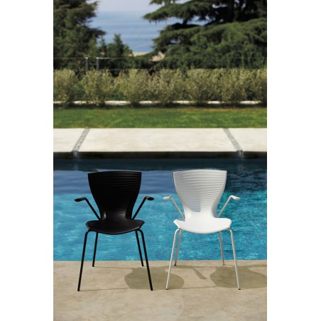 Lot de 2 chaises Gloria avec accoudoirs