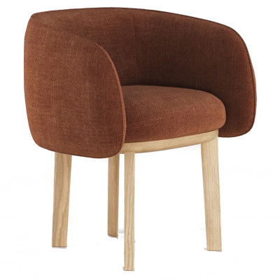 Fauteuil Nido en chêne