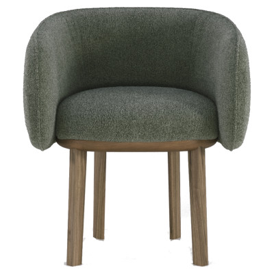 Fauteuil Nido en noyer