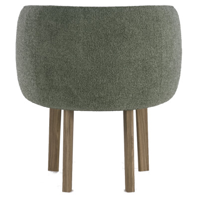 Fauteuil Nido en noyer