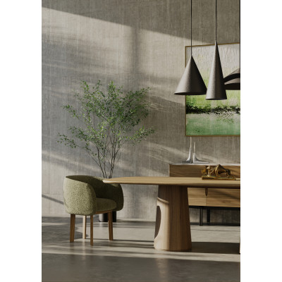 Fauteuil Nido en noyer