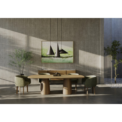 Fauteuil Nido en chêne