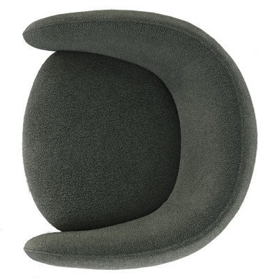 Fauteuil lounge Nido en noyer